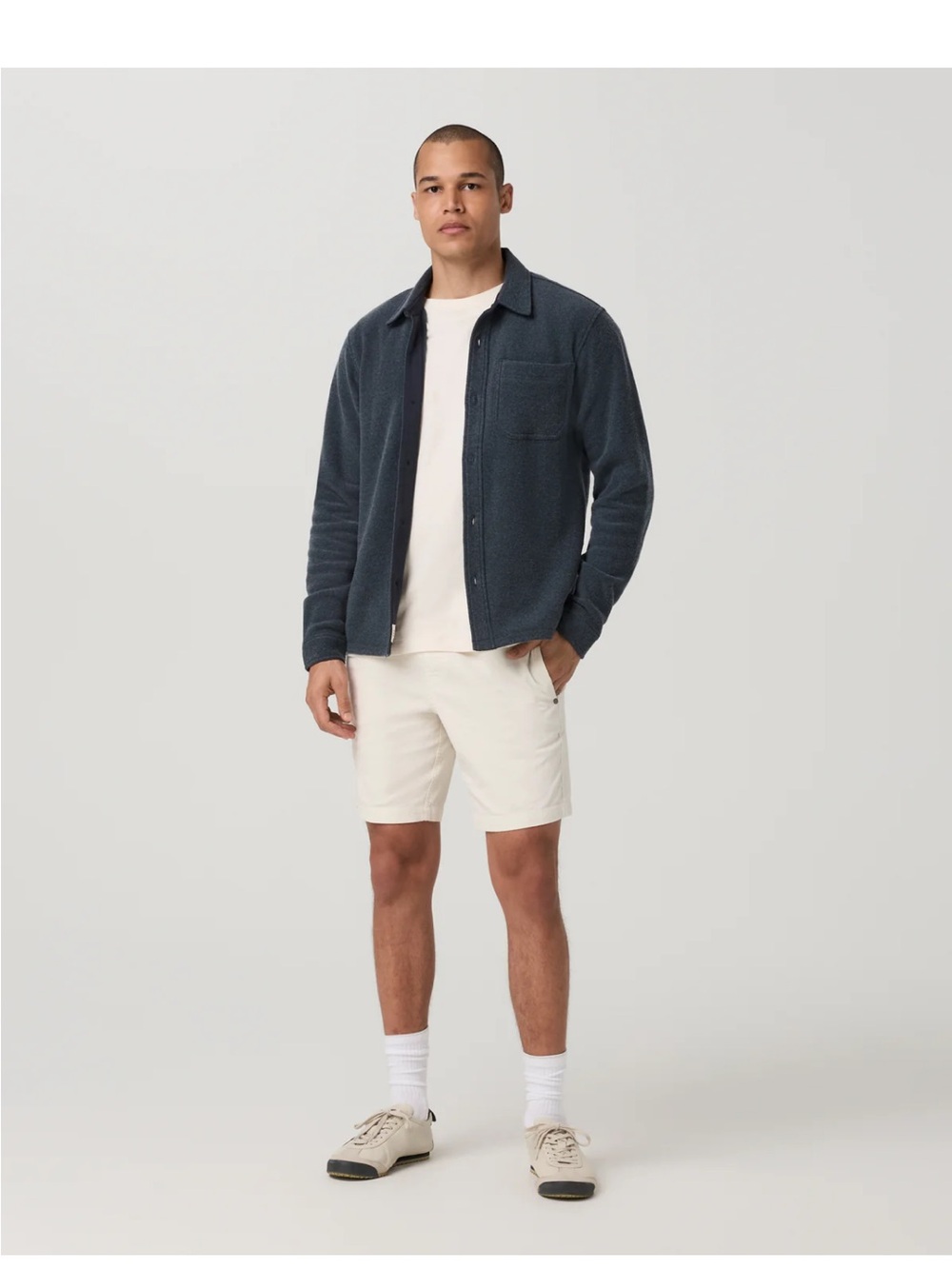 Vuori Cream Athletic Shorts